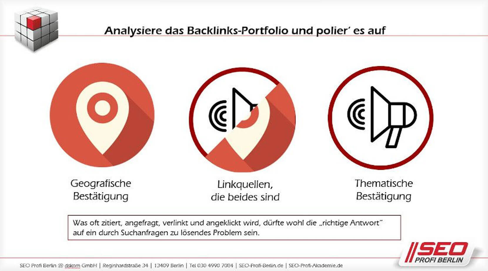 Backlinks-Portfolio Analyse