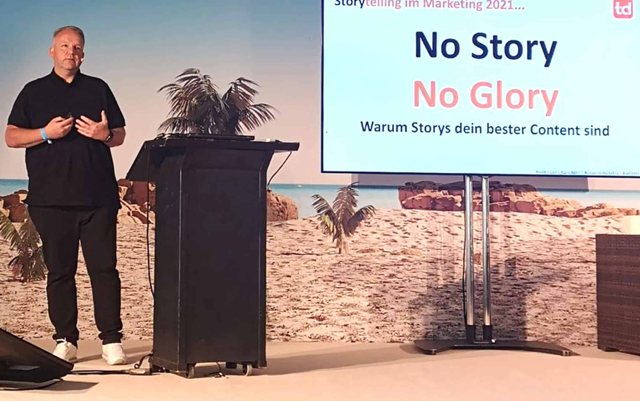 SEO Campixx-Week 2021 Wolfgang Jung spricht über Storytelling