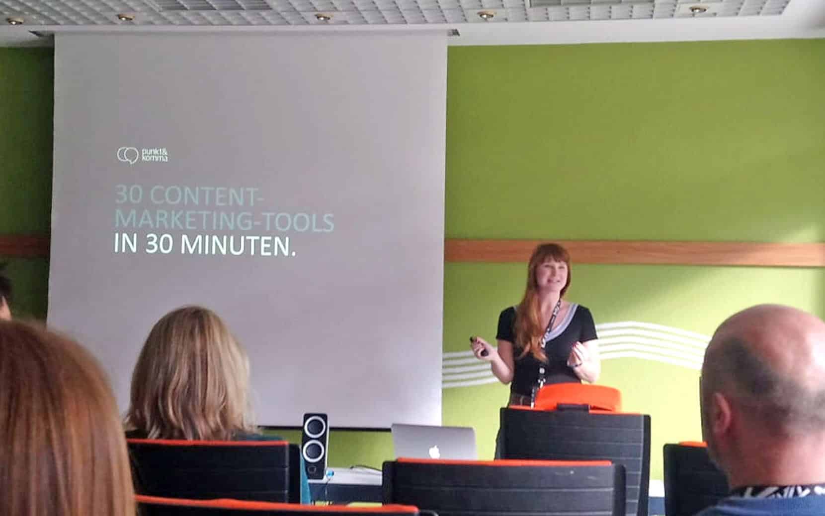 Content Marketing Tools-Gewitter auf der Campixx 2019