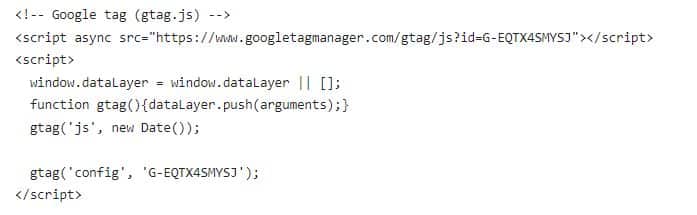 Google Analytics 4 - Google Tag (gtag.js) - GA4 Tracking-Code