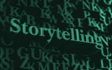 Schriftzug "Storytelling"