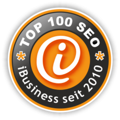 TOP 100 SEO - iBusiness seit 2010 - Siegel