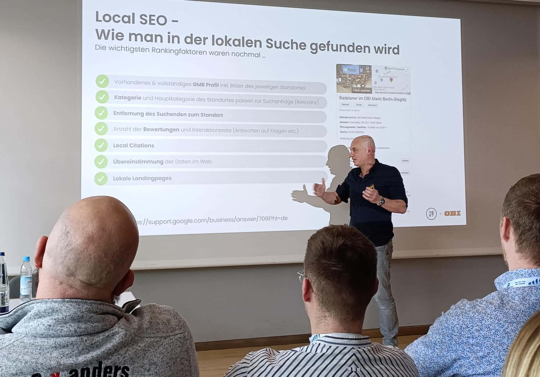 Local SEO mit dem Google Business Profile - Schwerpunkt bei einer YEXT-Session