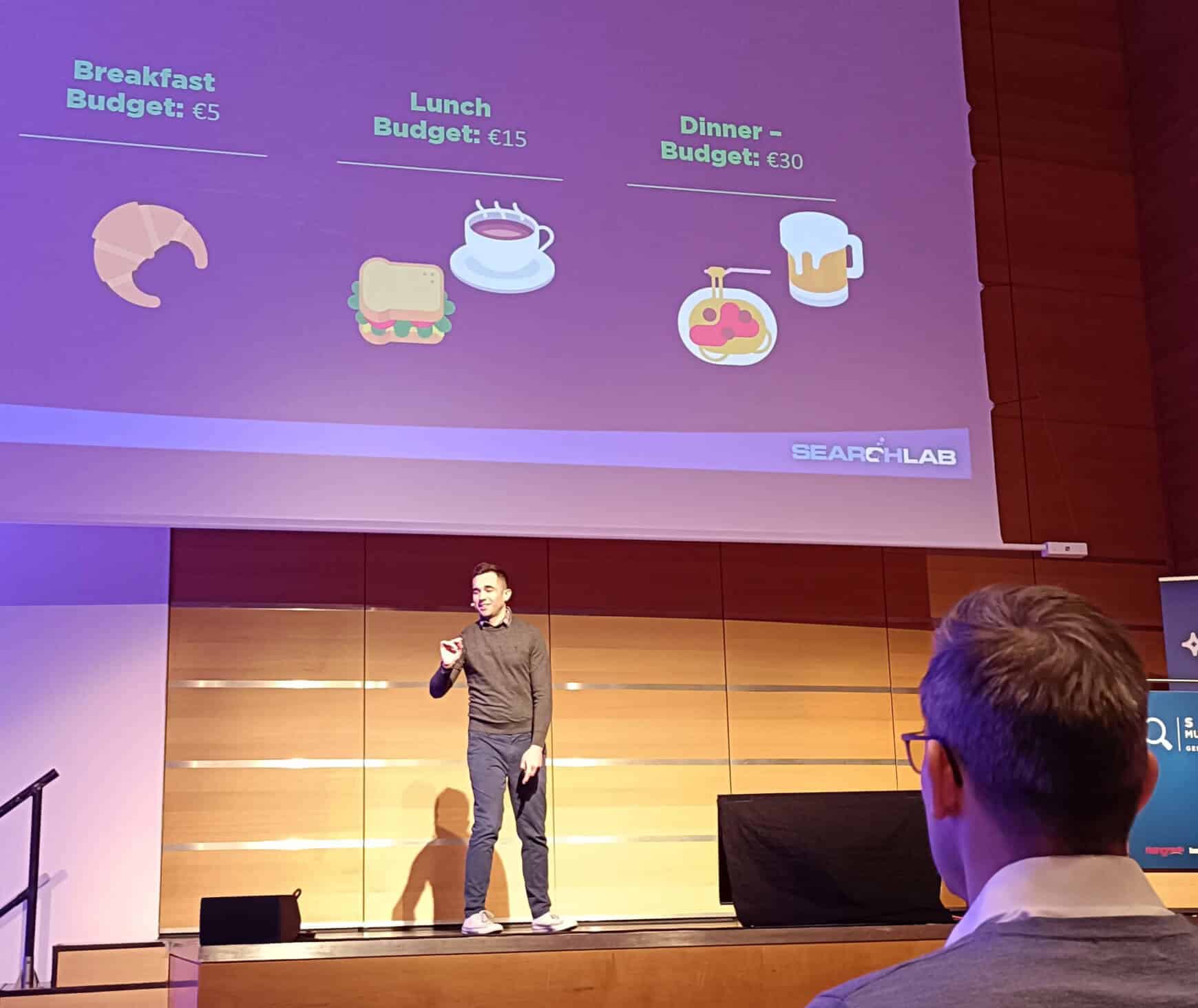 Mark Irvine mit SEA-Insights auf der SMX 2023 in München