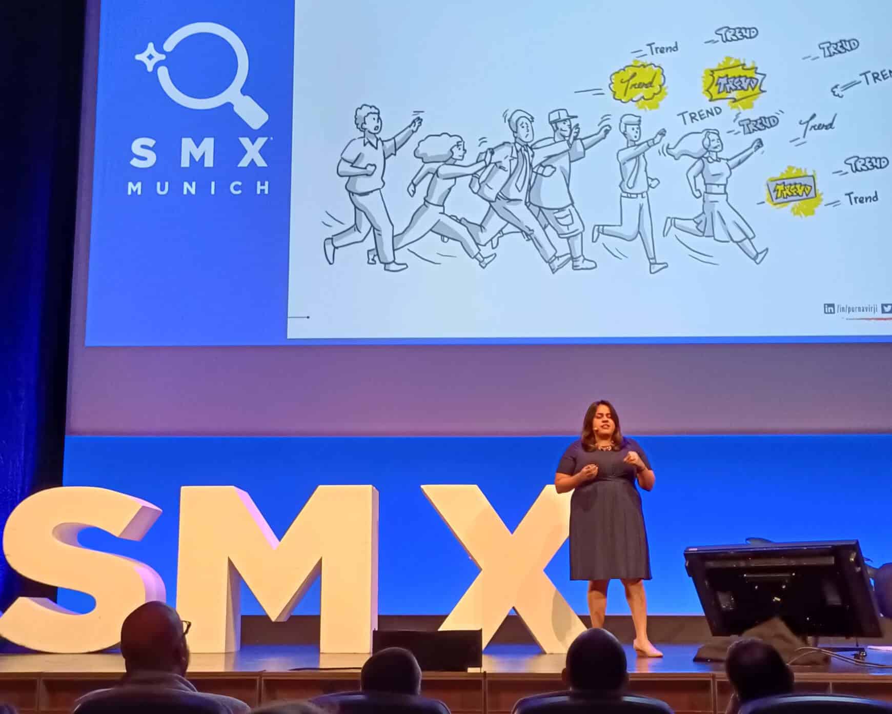 Schon lange SMX-Speakerin: Purna Virji, diesmal mit Content Marketing Strategie-Ansätzen