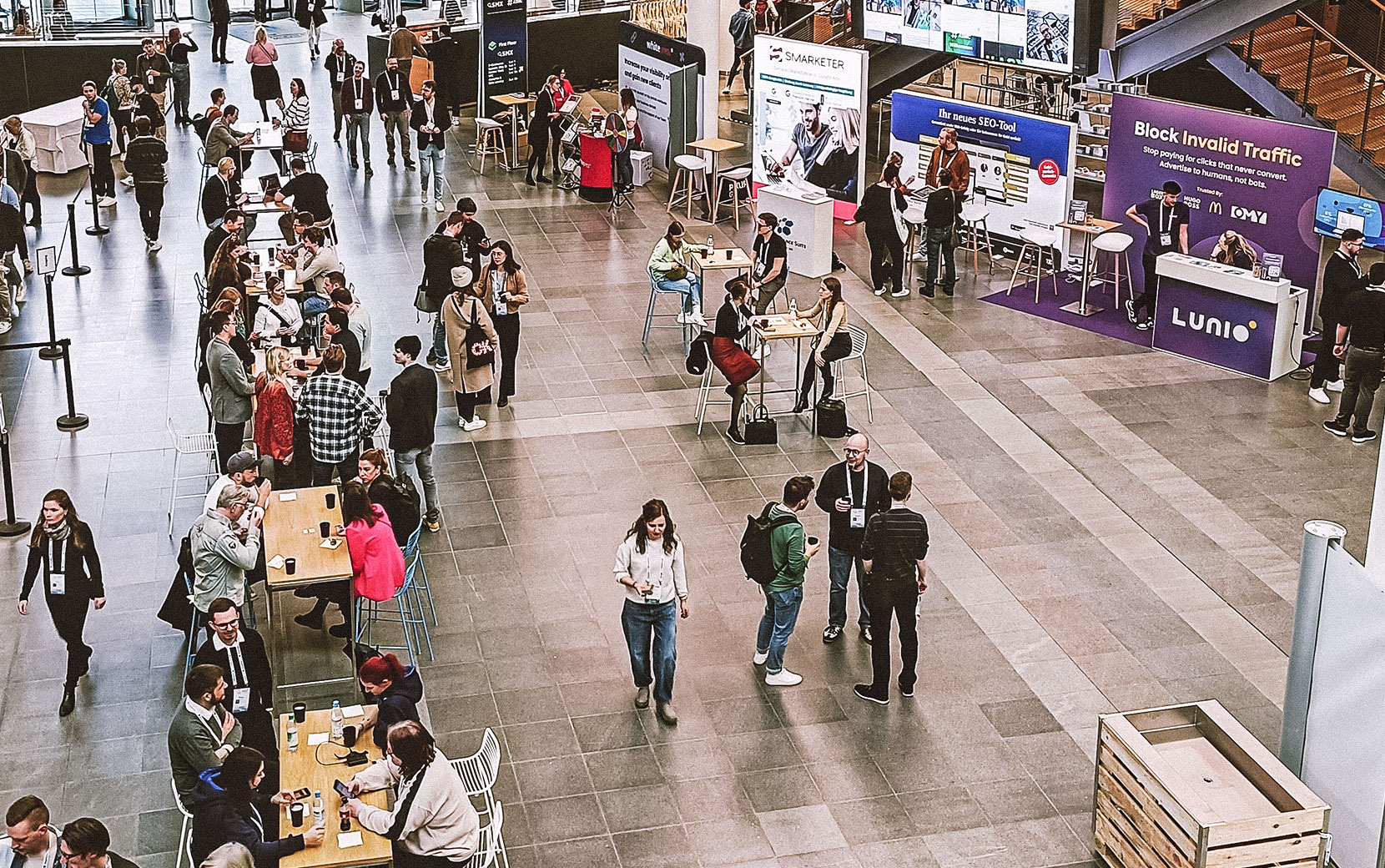 Die SMX Ausstellungshalle im ICM München