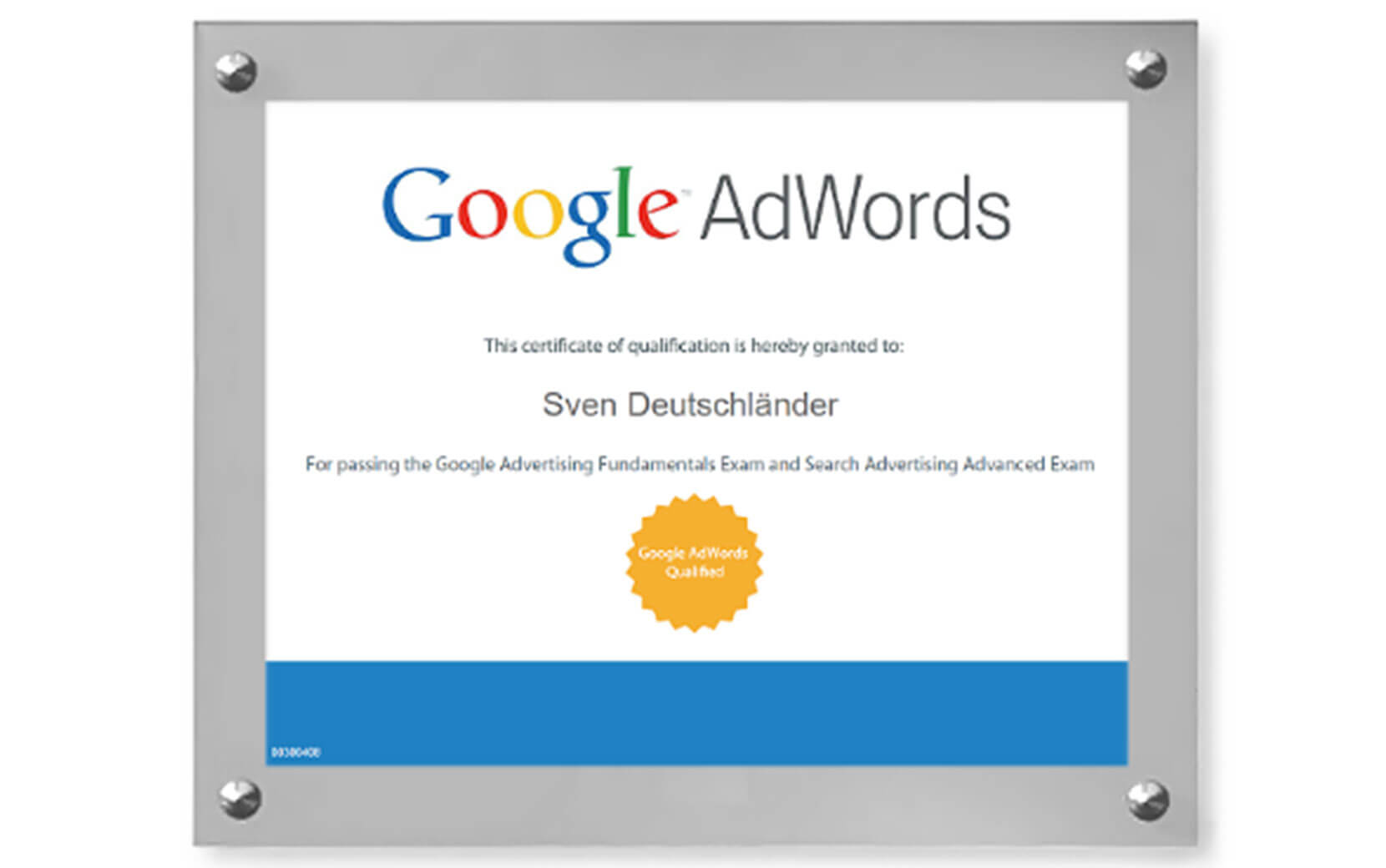 Google-AdWords-Zertifikat_Schild-SEO-Profi-Berlin