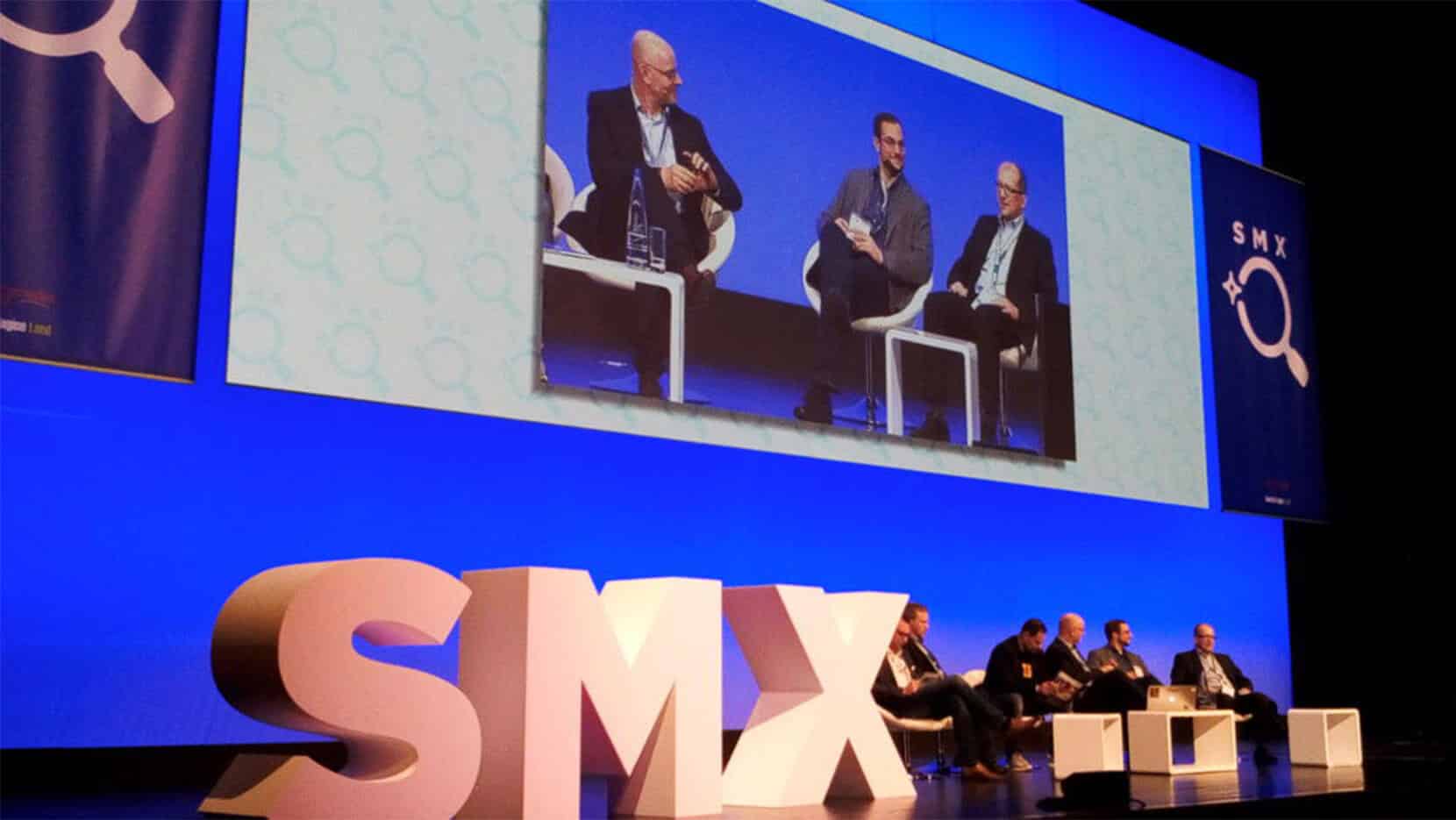 Die SMX-Moderatoren im Resümee-Panel