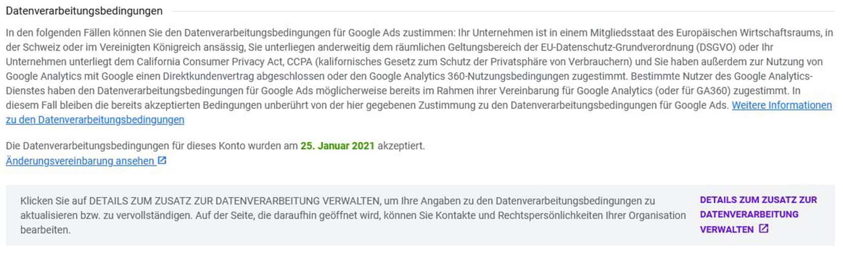 google-analytics-4-datenverarbeitungsbedingungen