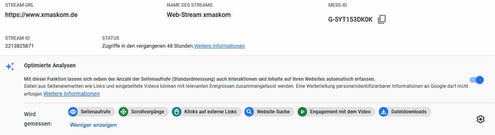 google-analytics-4-property-datenstreams-optimierte-analysen