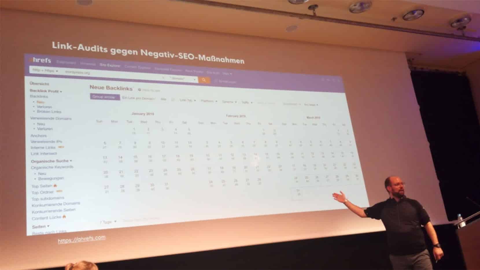 Linkbuilding-Session auf der SMX 2019