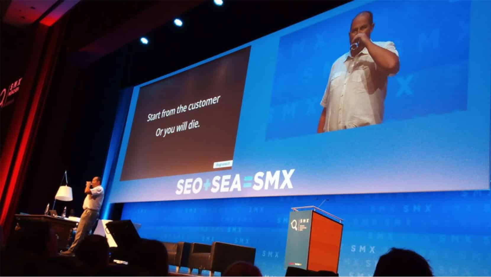 Karl Gillis mit toller Keynote auf der SMX 2019 in München