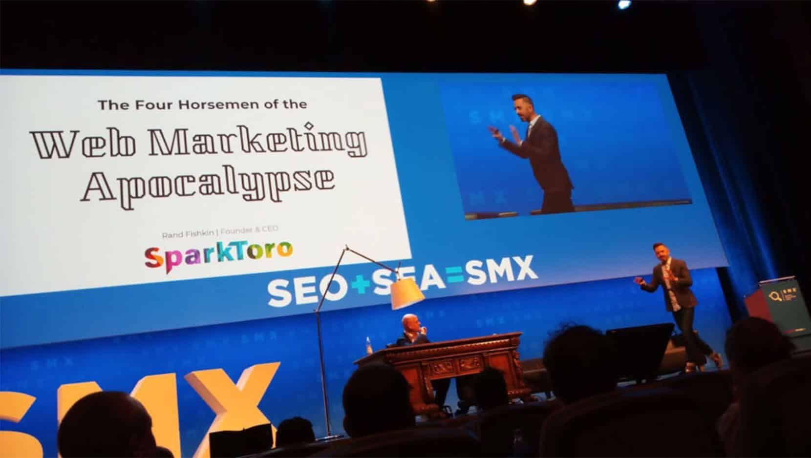 Rand Fishkin in Action - Keynote auf der SMX 2019