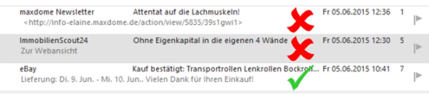 E-Mail-Newsletter - Betreffzeile Beispiele
