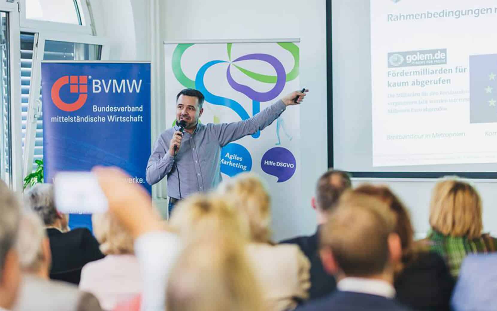 Sven Deutschländer als Speaker beim Online Marketing Day 2018 Berlin