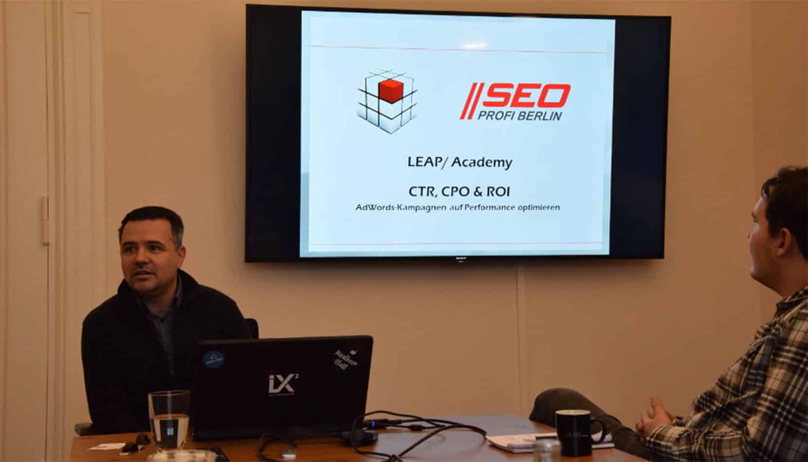 Sven Deutschländer bei der LEAP/ Academy