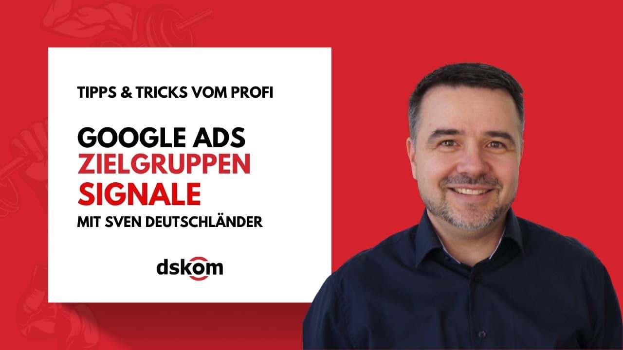 Google Ads Zielgruppensignale erstellen - YouTube Google Ads Tutorial