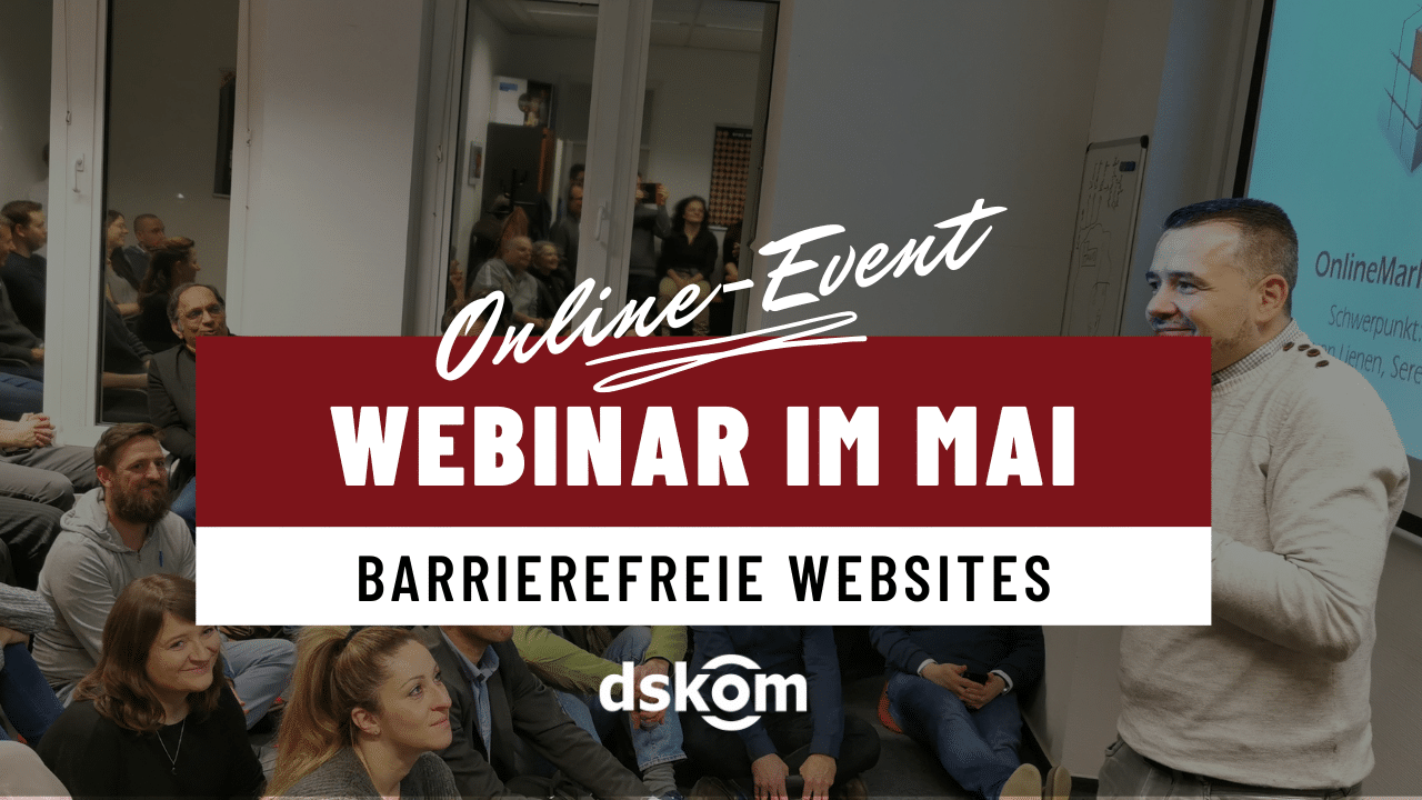 Webinar: Barrierefreie Websites - mit Kristin Brachhaus