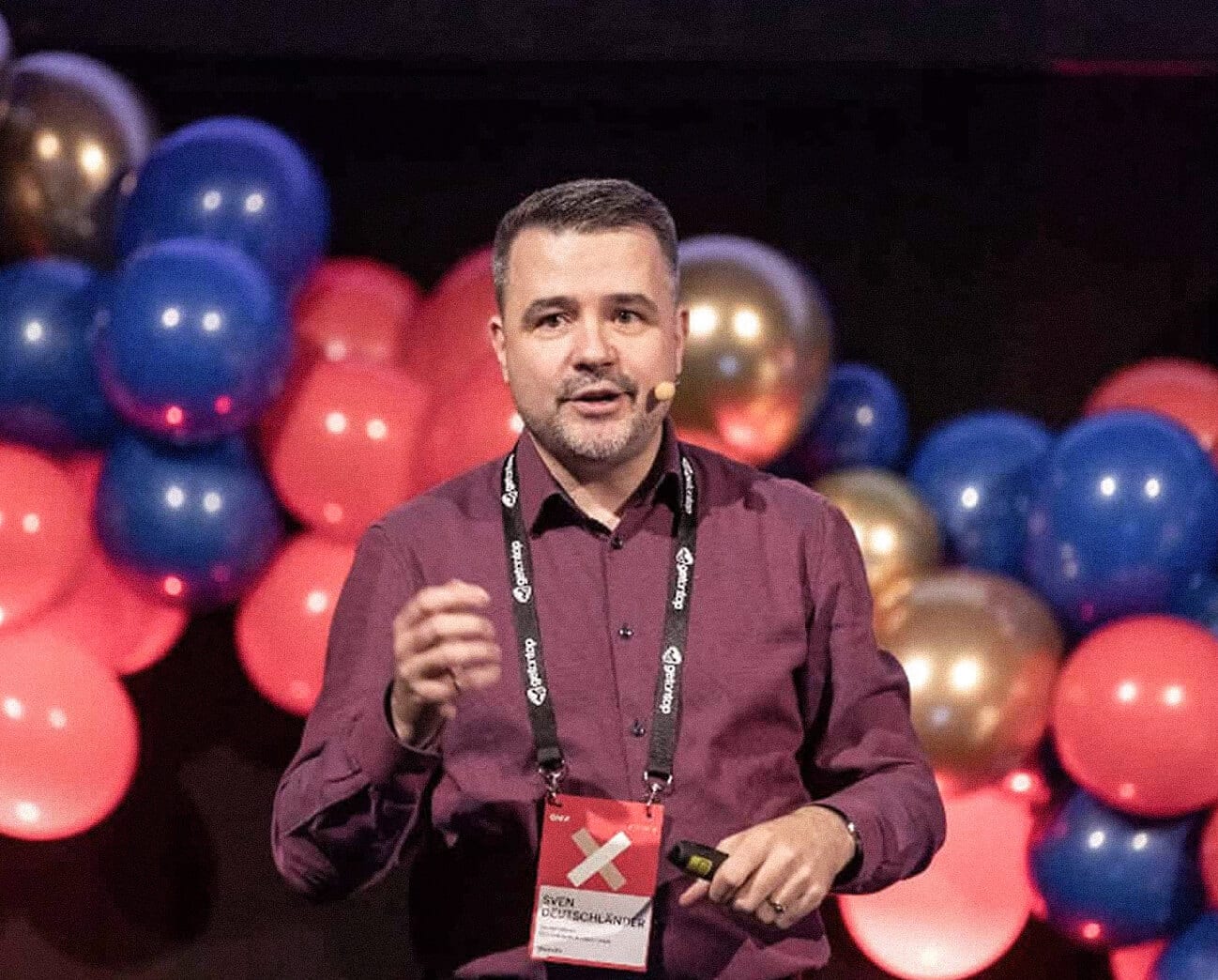 Sven Deutschländer als Speaker