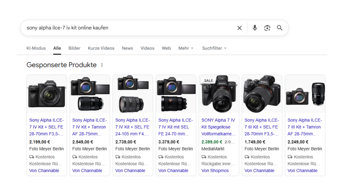 Maximale Sichtbarkeit bei Google Shopping Anzeigen