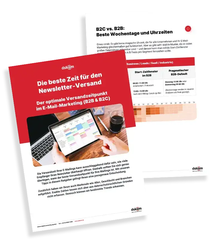 Die beste Zeit für den Newsletter-Versand in B2B und B2C